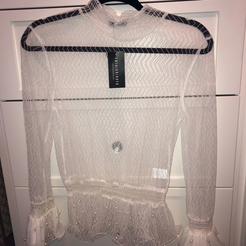 Fashion Nova Mesh Top